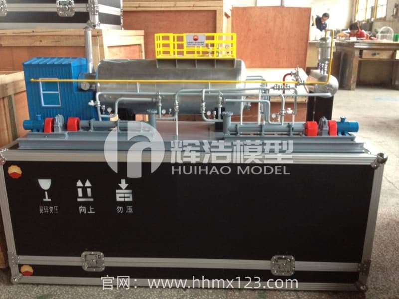 移动撬装式石油设备展览模型