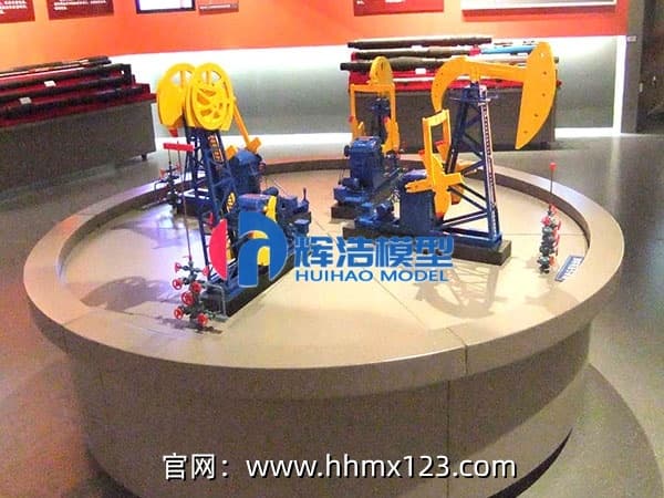 精工细作！大庆石油科技馆采油厅四款节能抽油机模型