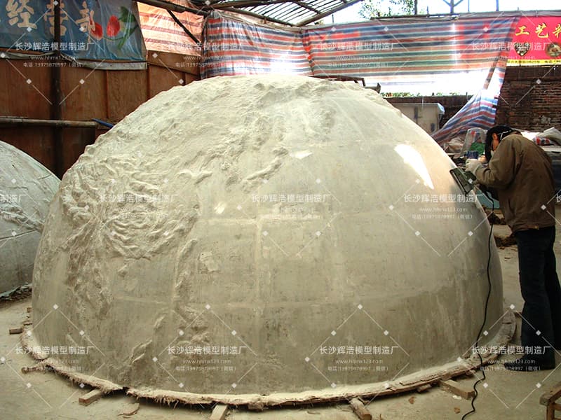 巨型立体地貌地球仪工艺分享：触摸地球肌理的匠心之作