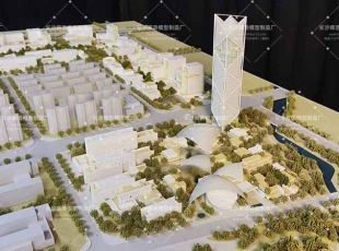 城市规划方案模型！这是个能把商务、文化、生态全装进来的沙盘