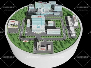 上海仁济医院医联体过程演示沙盘模型：动态还原医疗资源协同