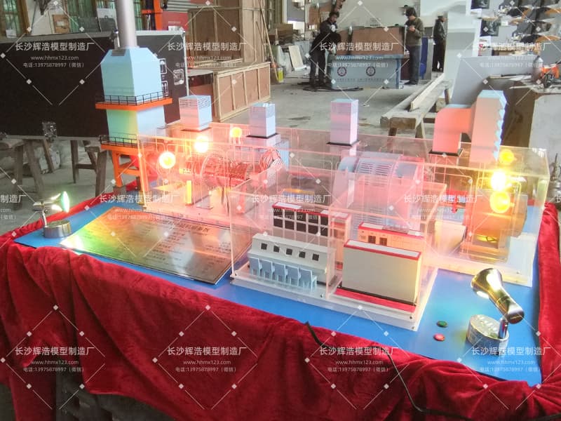 DR2000 燃气轮机热电联供电站模型，解锁能源装备展示新范式