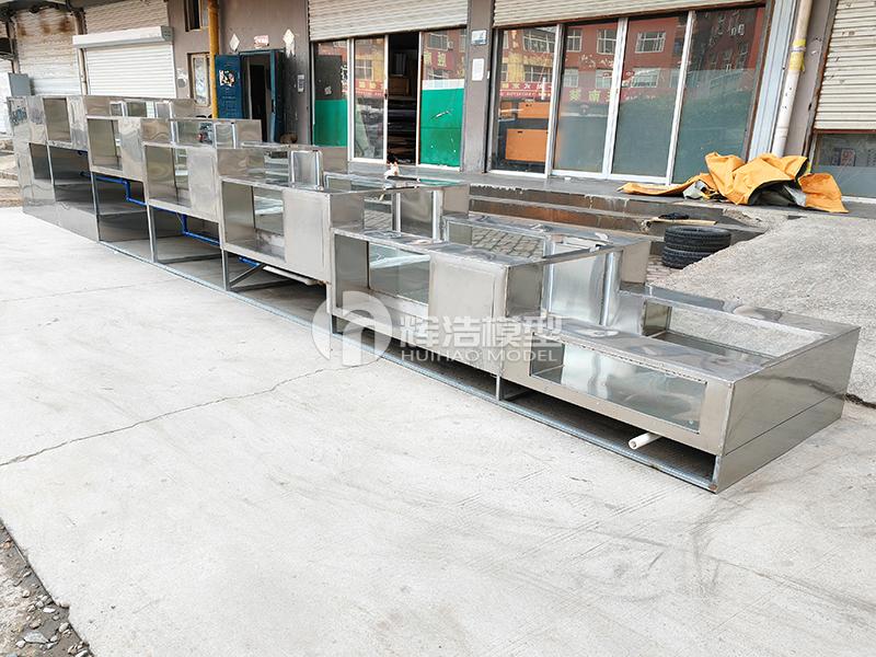 仿三峡五级船闸仿真模型